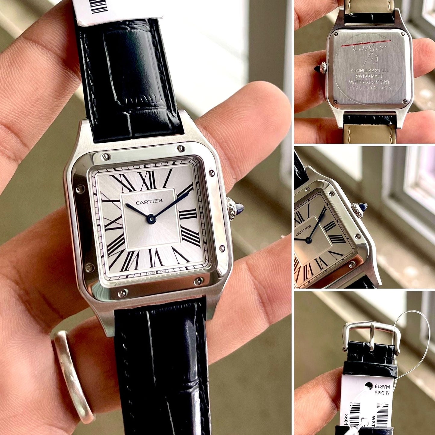Luxury Santos – Stainless Steel 7AAA Quality Watch for Men