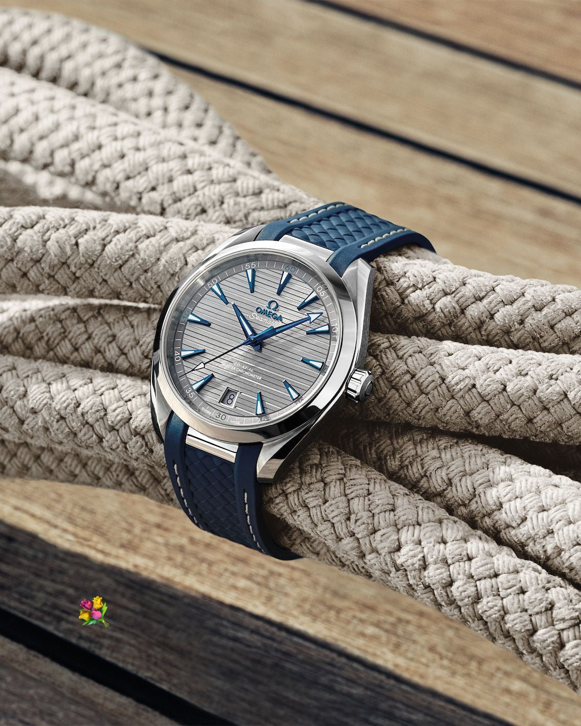 Seamaster Premium | Automatic Men’s Watch with Rubber Belt