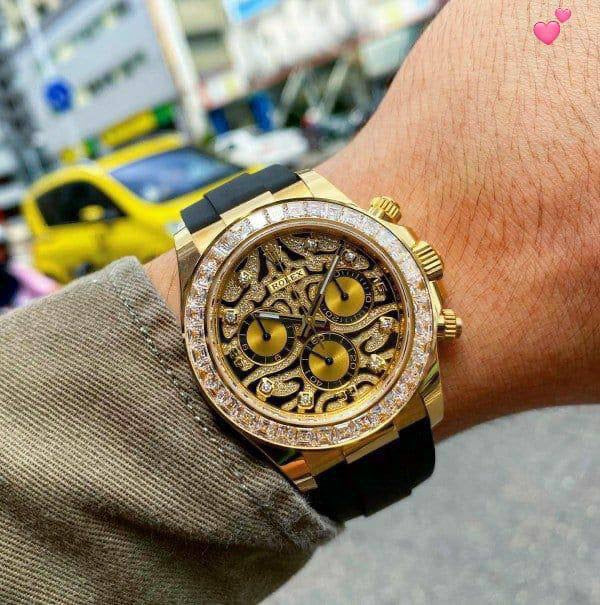 Daytona “Eye of the Tiger” 116588TBR – Iconic Luxury Watch Worn by Hardik Pandya