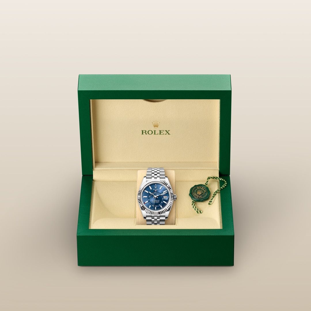 Buy Sky-Dweller Blue Dial 42MM – Steel Oyster Luxury Model