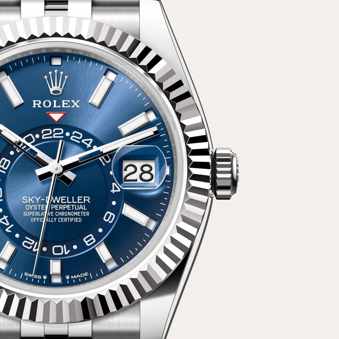 Buy Sky-Dweller Blue Dial 42MM – Steel Oyster Luxury Model