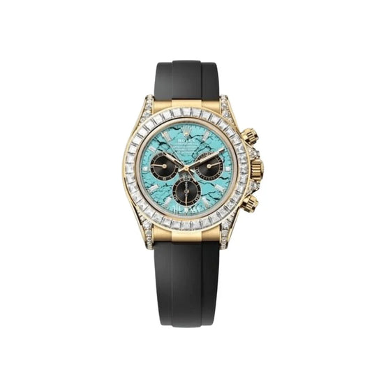 Daytona Ice Blue Dial – Luxury Gold Diamond Edition | 40mm Automatic Chronograph | ZR Premium Quality