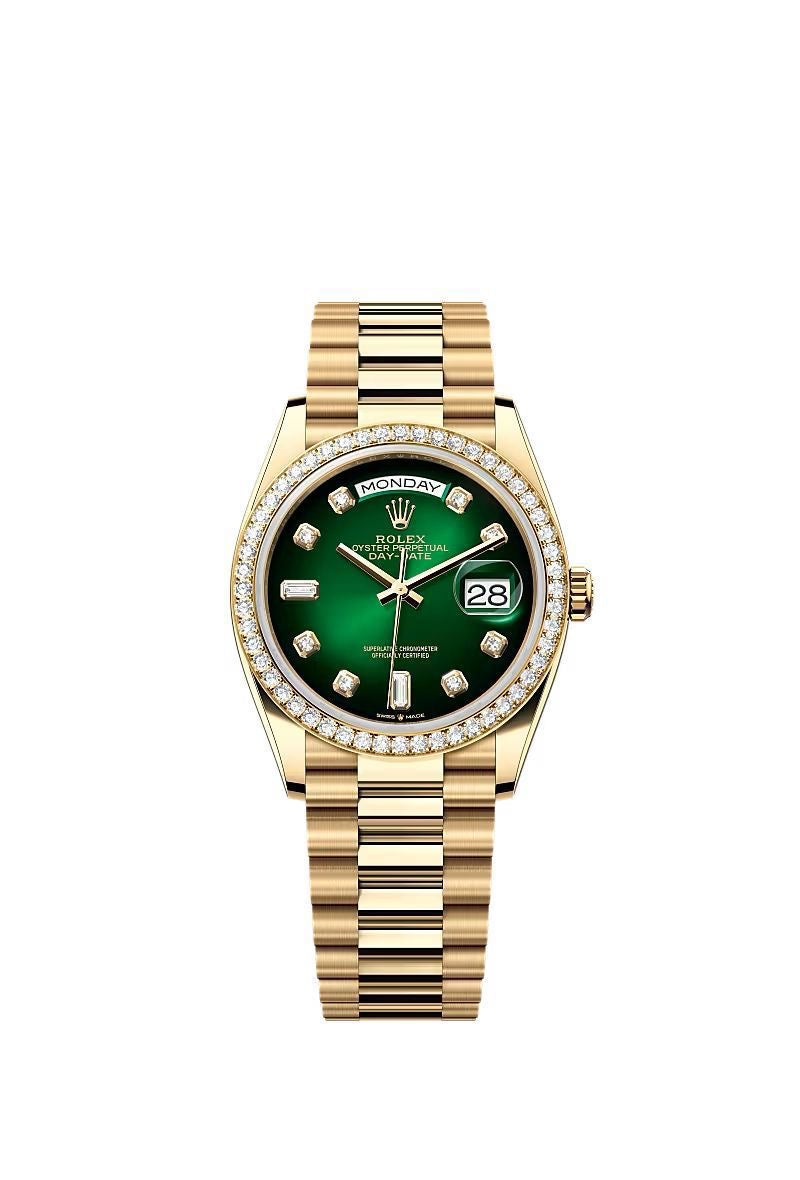 Oyster Perpetual Day Date Automatic Watch-Gold