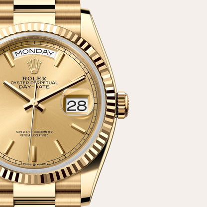 Luxury Day-Date 36MM – Yellow Gold Oyster Presidential Watch