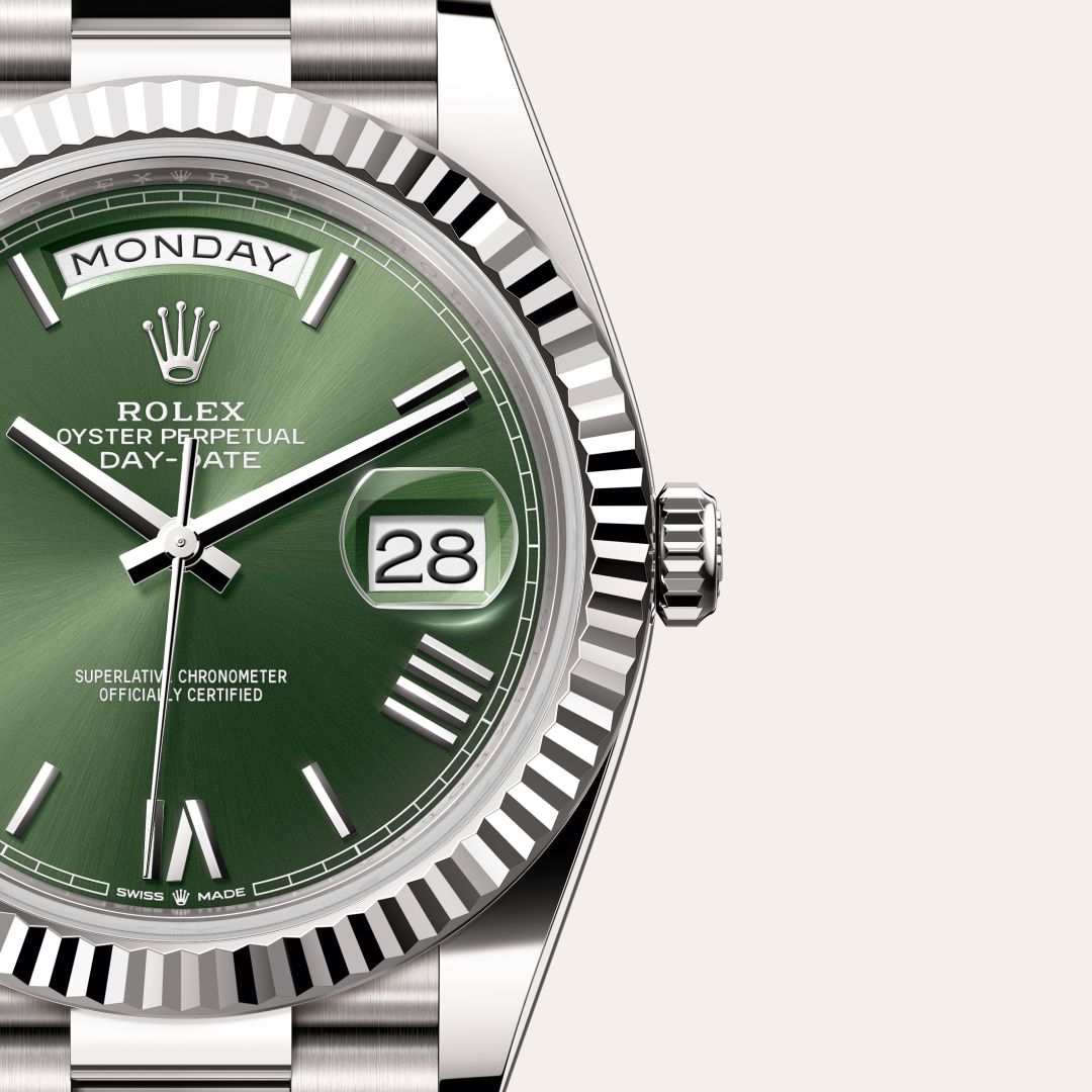 Luxury Day-Date 40 – 40MM Stainless Steel Watch for Men
