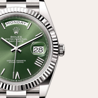 Luxury Day-Date 40 – 40MM Stainless Steel Watch for Men