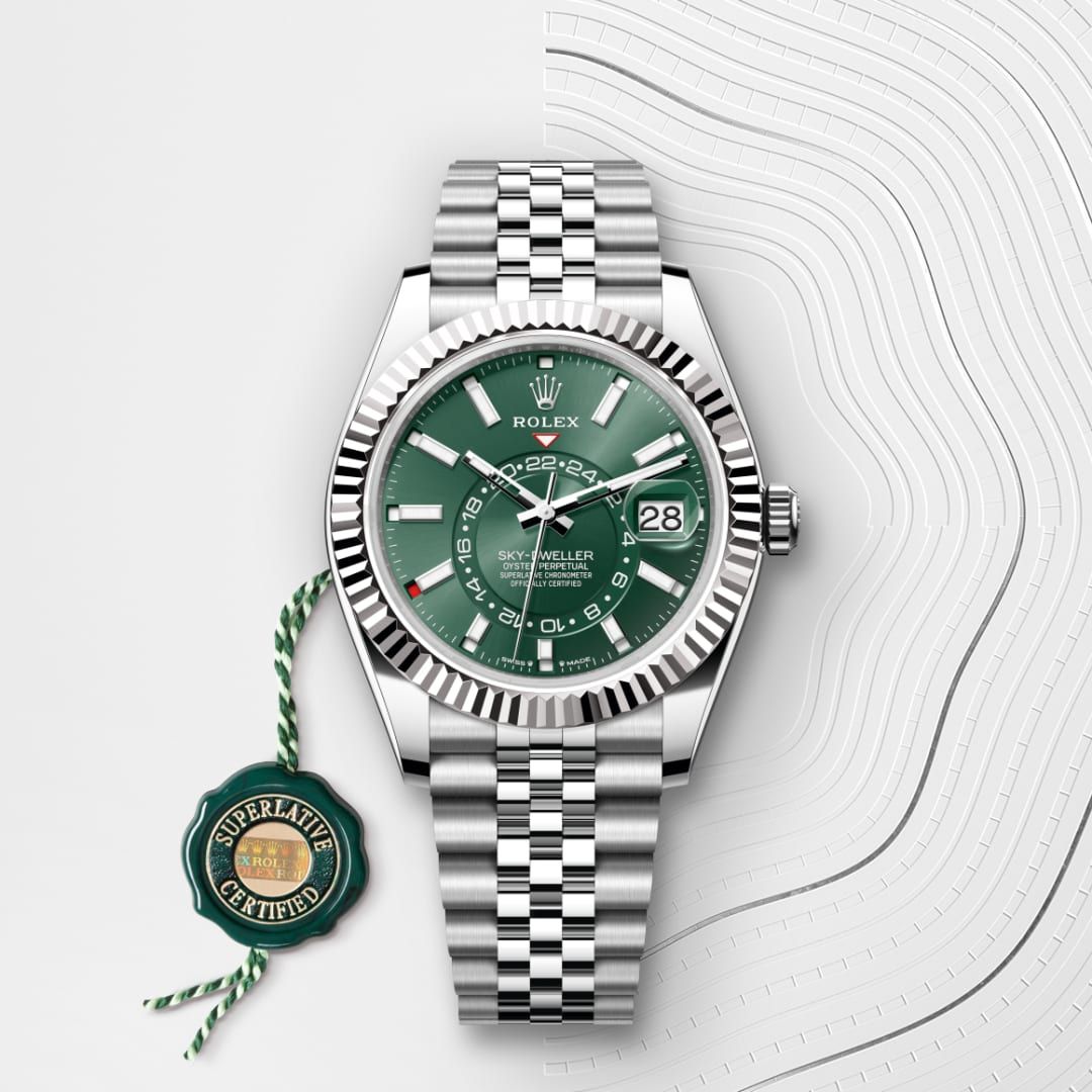 Sky-Dweller 42MM for Men – Pure Steel Oyster Luxury Model