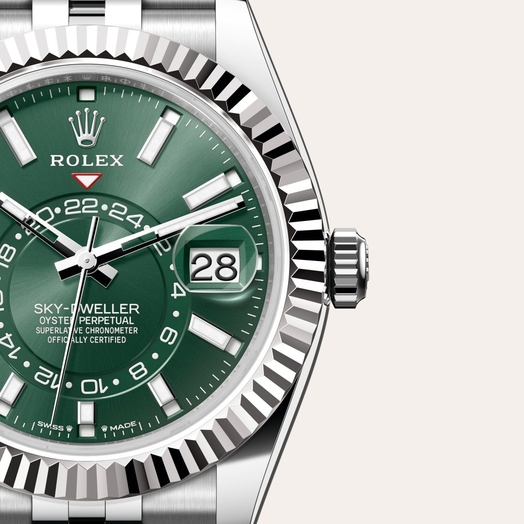 Sky-Dweller 42MM for Men – Pure Steel Oyster Luxury Model