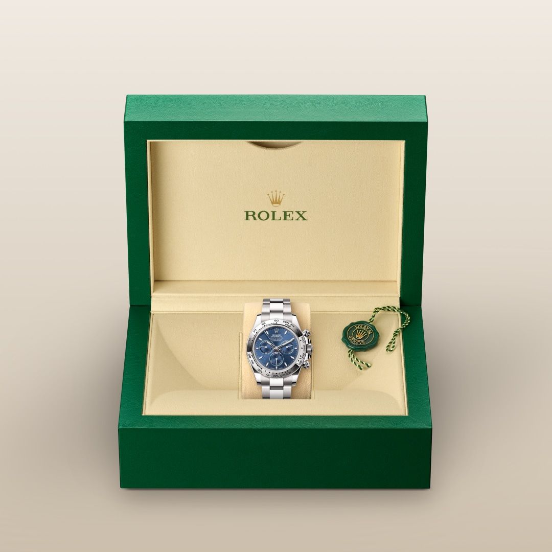 Cosmograph Daytona 40MM – Silver Steel Body, Luxury Blue Dial
