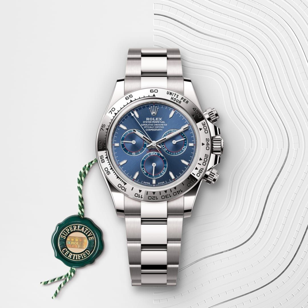 Cosmograph Daytona 40MM – Silver Steel Body, Luxury Blue Dial